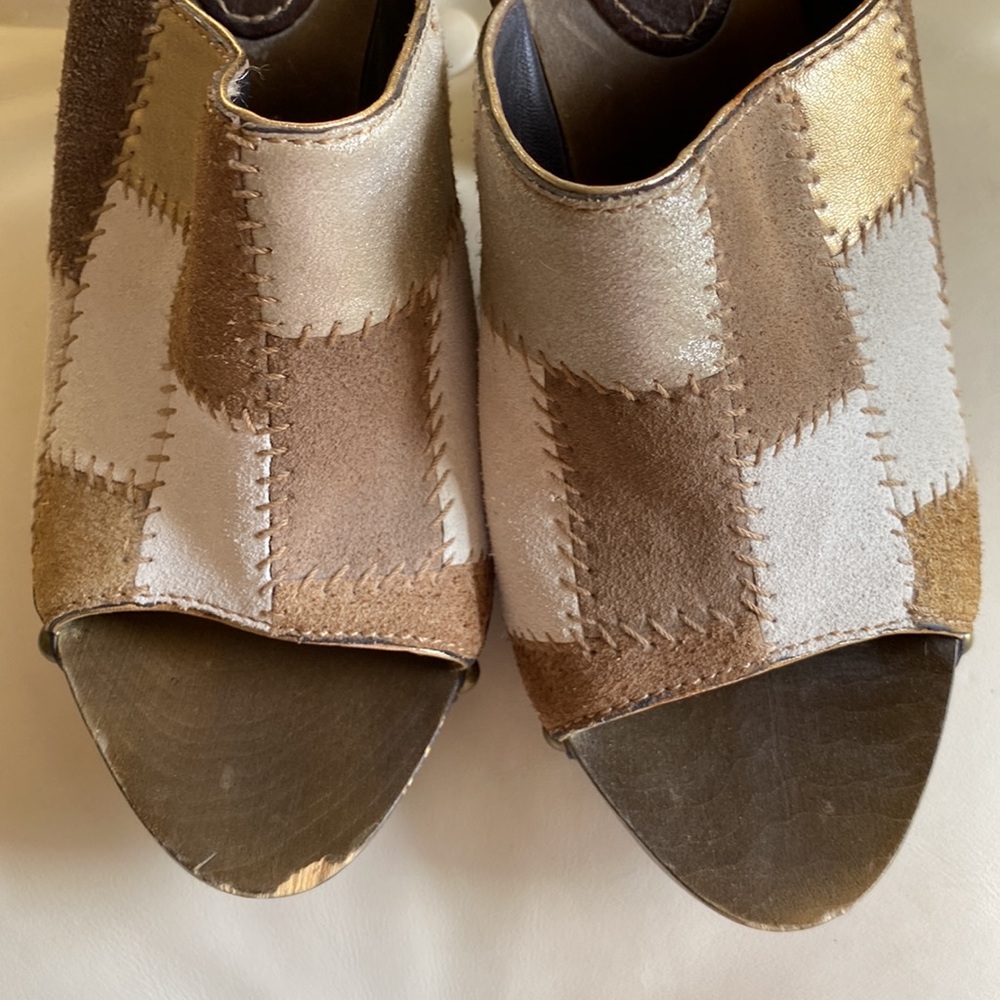 Coach Patchwork Leather Clogs - image 5